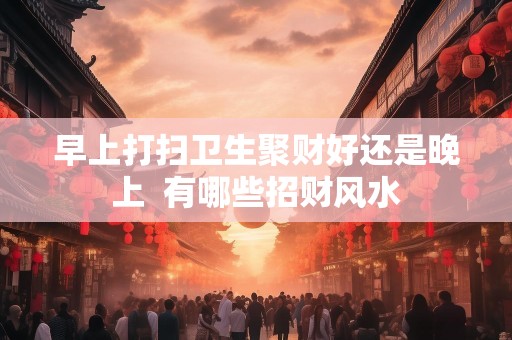 早上打扫卫生聚财好还是晚上  有哪些招财风水