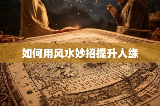 如何用风水妙招提升人缘