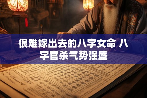 很难嫁出去的八字女命 八字官杀气势强盛