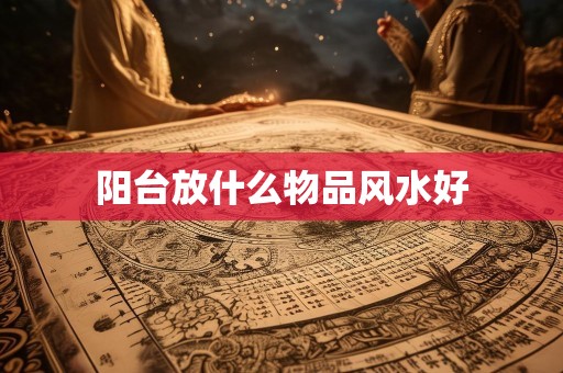 阳台放什么物品风水好
