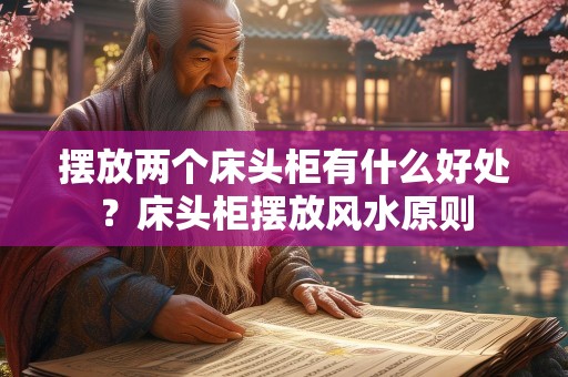 摆放两个床头柜有什么好处？床头柜摆放风水原则