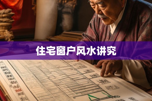 住宅窗户风水讲究