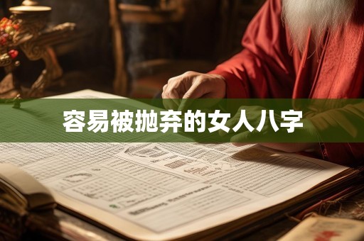 容易被抛弃的女人八字