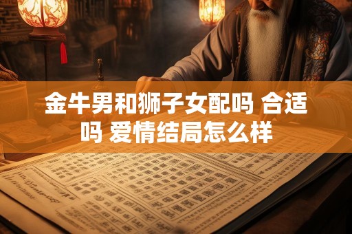 金牛男和狮子女配吗 合适吗 爱情结局怎么样
