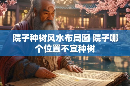 院子种树风水布局图 院子哪个位置不宜种树