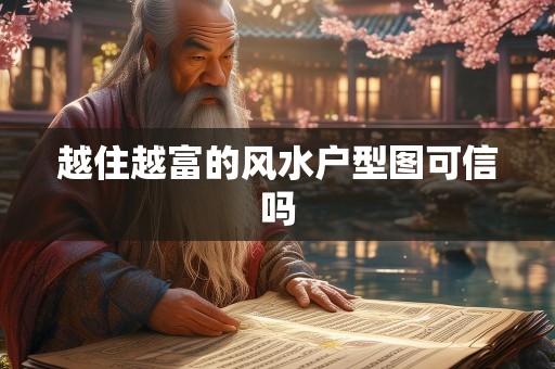 越住越富的风水户型图可信吗