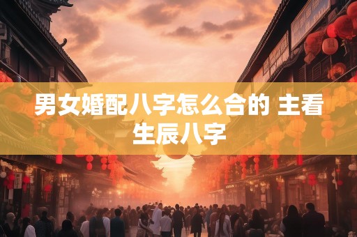 男女婚配八字怎么合的 主看生辰八字