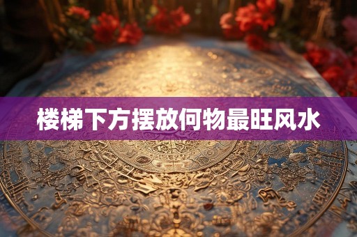 楼梯下方摆放何物最旺风水