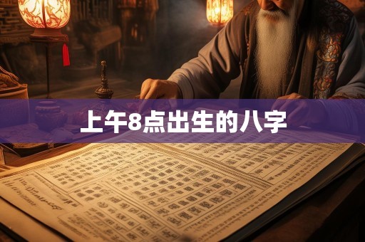上午8点出生的八字