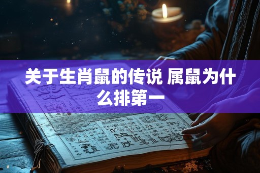 关于生肖鼠的传说 属鼠为什么排第一