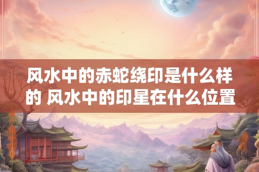 风水中的赤蛇绕印是什么样的 风水中的印星在什么位置
