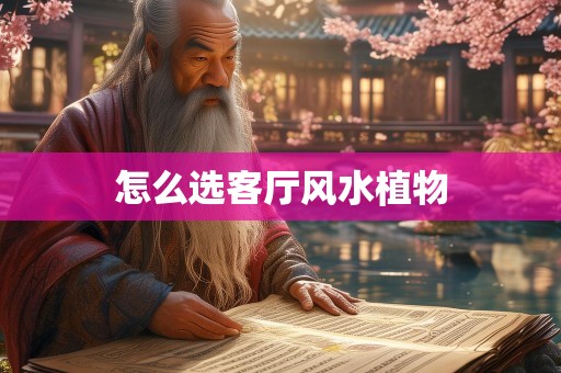 怎么选客厅风水植物