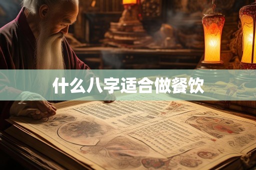 什么八字适合做餐饮