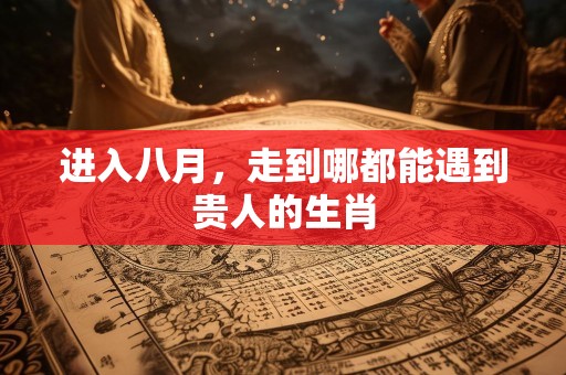 进入八月，走到哪都能遇到贵人的生肖