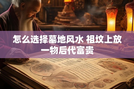 怎么选择墓地风水 祖坟上放一物后代富贵