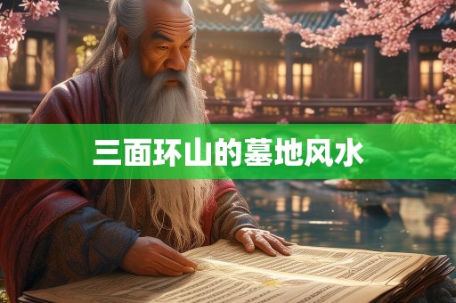 三面环山的墓地风水