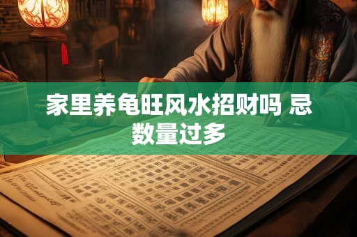 家里养龟旺风水招财吗 忌数量过多