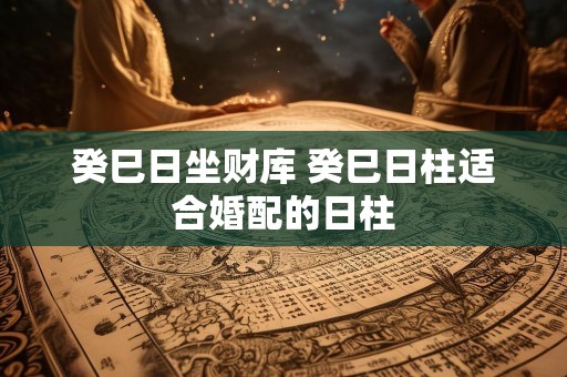 癸巳日坐财库 癸巳日柱适合婚配的日柱