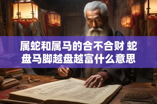 属蛇和属马的合不合财 蛇盘马脚越盘越富什么意思