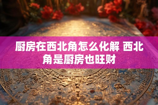 厨房在西北角怎么化解 西北角是厨房也旺财