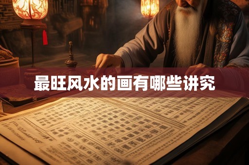 最旺风水的画有哪些讲究