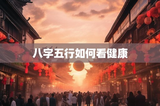 八字五行如何看健康