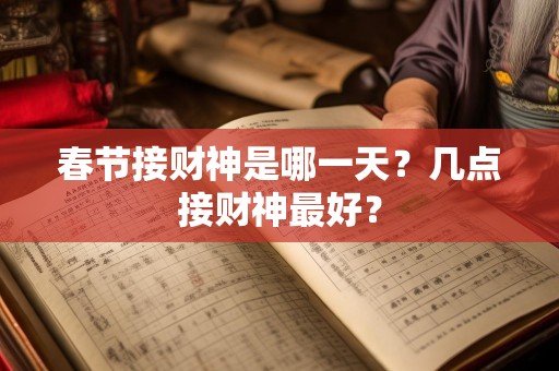 春节接财神是哪一天？几点接财神最好？