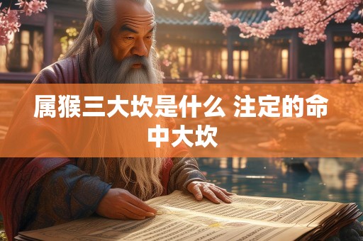 属猴三大坎是什么 注定的命中大坎