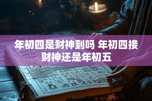 年初四是财神到吗 年初四接财神还是年初五