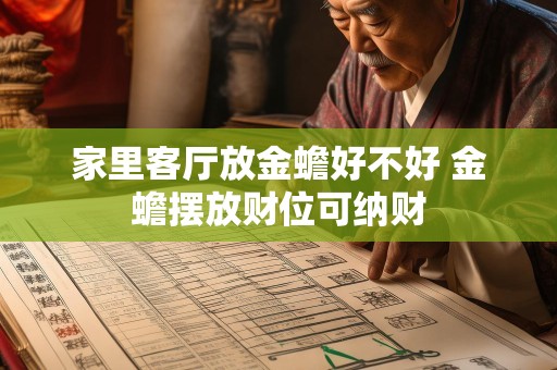家里客厅放金蟾好不好 金蟾摆放财位可纳财