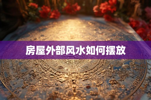 房屋外部风水如何摆放