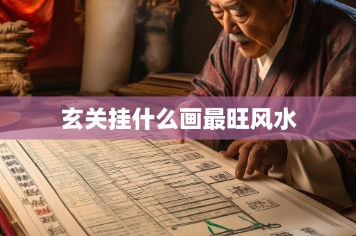 玄关挂什么画最旺风水