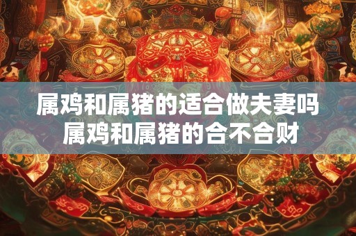 属鸡和属猪的适合做夫妻吗 属鸡和属猪的合不合财