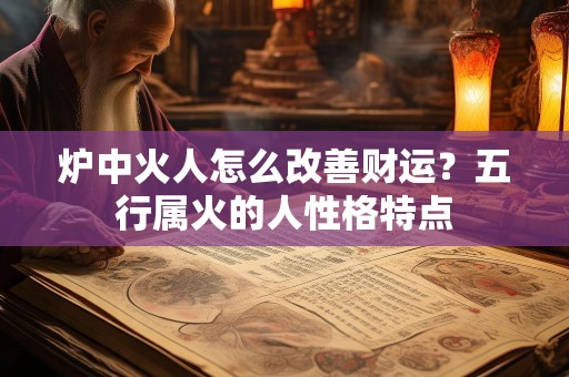 炉中火人怎么改善财运？五行属火的人性格特点
