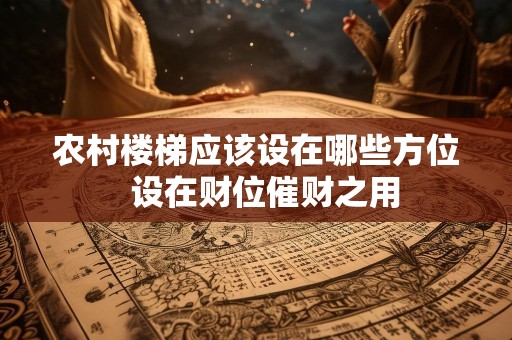 农村楼梯应该设在哪些方位  设在财位催财之用