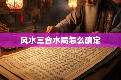 风水三合水局怎么确定