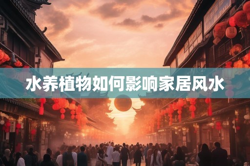 水养植物如何影响家居风水