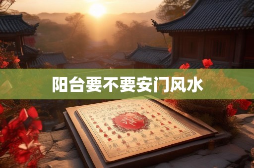 阳台要不要安门风水