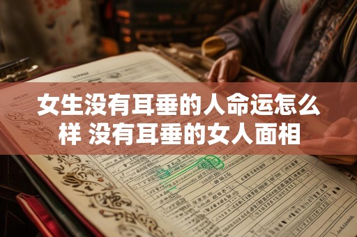 女生没有耳垂的人命运怎么样 没有耳垂的女人面相