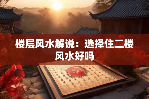 楼层风水解说：选择住二楼风水好吗