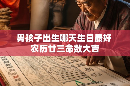 男孩子出生哪天生日最好 农历廿三命数大吉