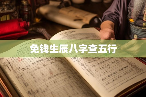 免钱生辰八字查五行
