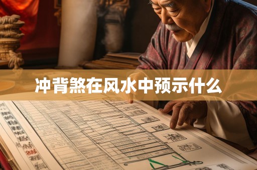 冲背煞在风水中预示什么