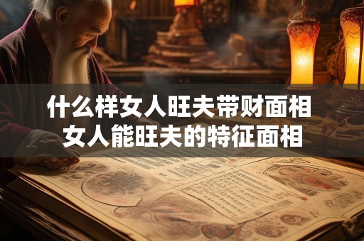 什么样女人旺夫带财面相 女人能旺夫的特征面相