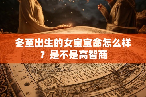 冬至出生的女宝宝命怎么样？是不是高智商
