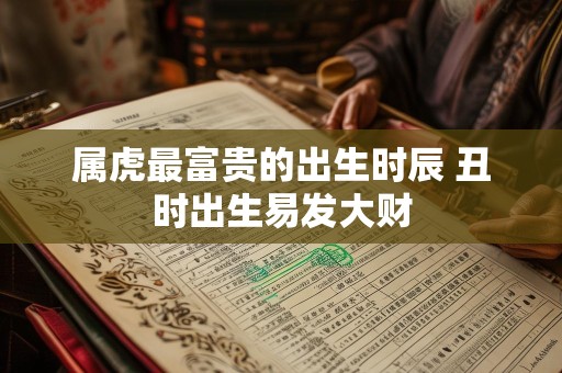 属虎最富贵的出生时辰 丑时出生易发大财