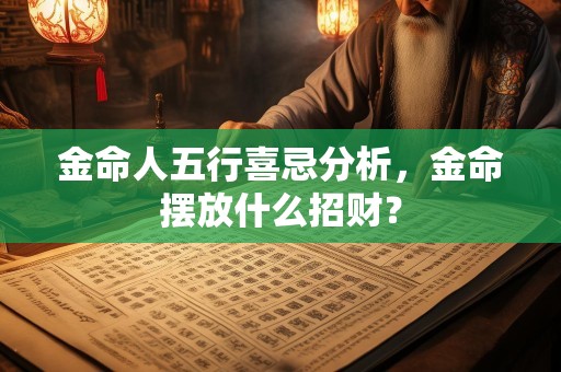 金命人五行喜忌分析，金命摆放什么招财？