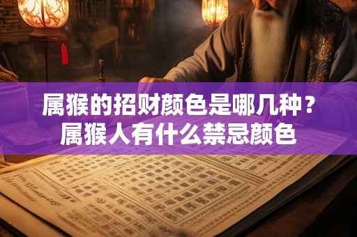 属猴的招财颜色是哪几种？属猴人有什么禁忌颜色