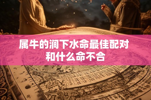 属牛的涧下水命最佳配对 和什么命不合