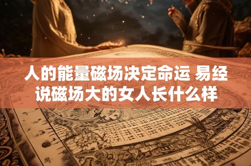 人的能量磁场决定命运 易经说磁场大的女人长什么样